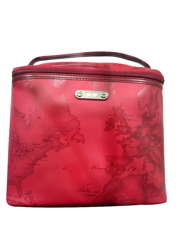 Alviero Martini 1 Classe Beauty Case Squadrato Medium - RossoLaccaStore