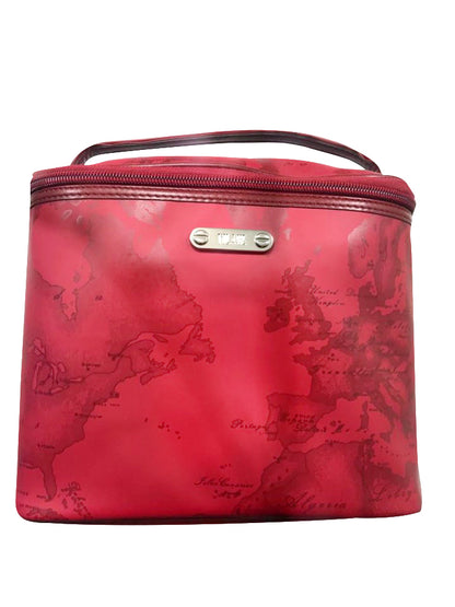 Alviero Martini 1 Classe Beauty Case Squadrato Medium - RossoLaccaStore