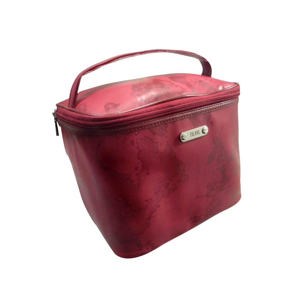 Alviero Martini 1 Classe Beauty Case Squadrato Medium - RossoLaccaStore