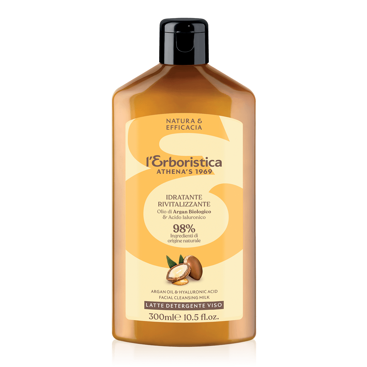 Athena's Latte Detergente Olio di Argan e Acido Ialuronico 300 ml | RossoLacca