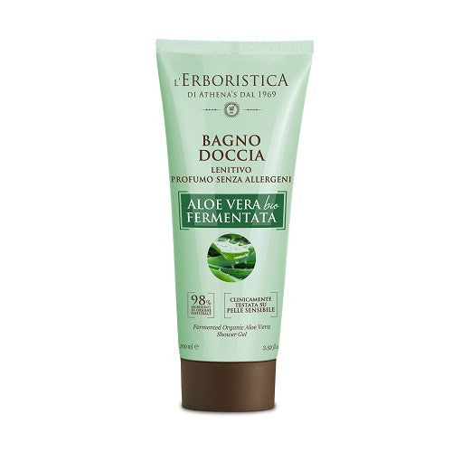 Athena's Gel Doccia Aloe Bio Fermentata Formato Viaggio 100 ml | RossoLacca