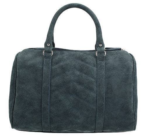 Borsa Bauletto Blu effetto Pelle Invecchiata - RossoLaccaStore