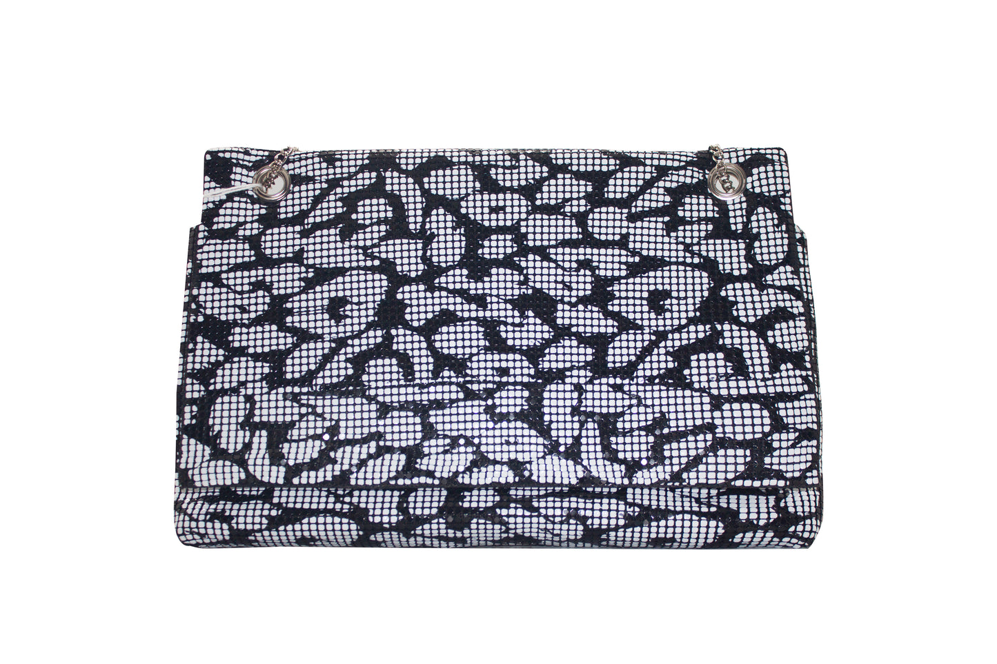 Clutch Maculato Black/ White - RossoLaccaStore