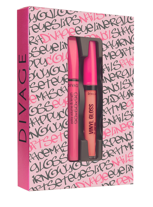 Divage Coffret Mascara + Vinyl Gloss Nr.03 - RossoLaccaStore