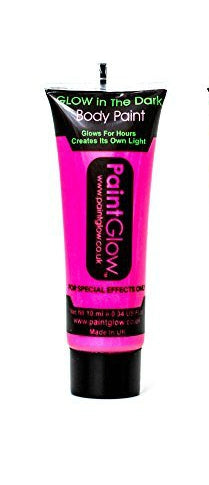 PAINTGLOW UV NEON GLOW IN THE DARK FACE AND BODY PAINT FUCSIA 13 ML ORIGINAL FROM UK - RossoLaccaStore