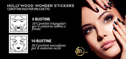 LR Wonder Company Hollywood Wonder Stickers Cerottini Beauty Viso  - 30 Cerottini - RossoLaccaStore