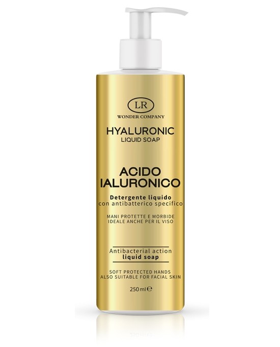 Hyaluronic Liquid Soap detergente viso e corpo all'Acido Ialuronico LR Wonder|RossoLacca