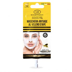 LR Wonder Company Maschera Viso Antiage Al Veleno D’ape Bustina - 15 ml - RossoLaccaStore