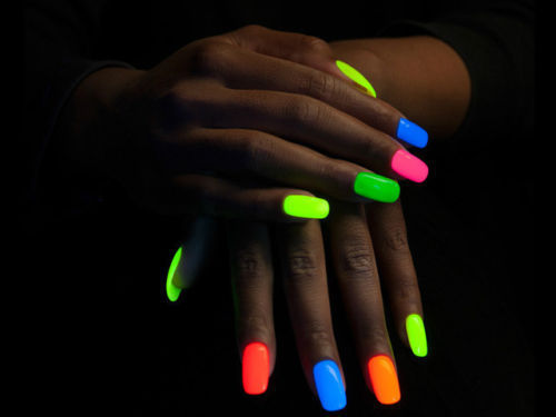 PAINTGLOW NEON UV SMALTO PER UNGHIE BLU NEON FLUORESCENTE - ORIGINAL from UK - RossoLaccaStore