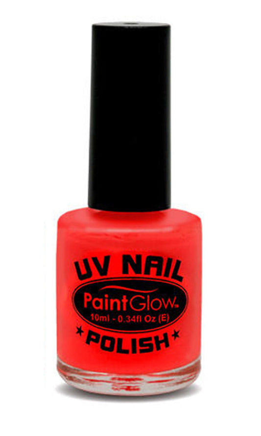 PaintGlow Neon UV Smalto Per Unghie Rosso Neon Fluorescente - Original from UK - RossoLaccaStore