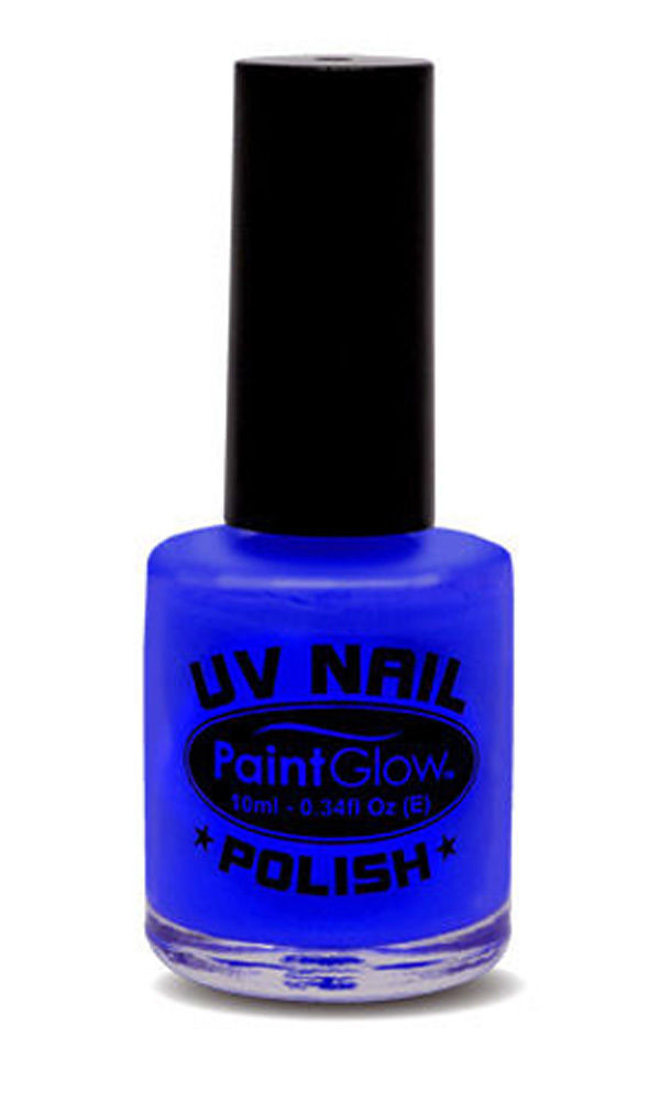 PAINTGLOW NEON UV SMALTO PER UNGHIE BLU NEON FLUORESCENTE - ORIGINAL from UK - RossoLaccaStore