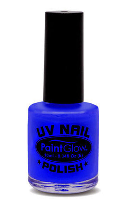 PAINTGLOW NEON UV SMALTO PER UNGHIE BLU NEON FLUORESCENTE - ORIGINAL from UK - RossoLaccaStore