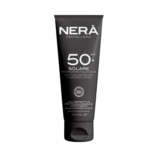 Nerà Pantelleria Crema Solare Protezione Molto Alta SPF50+ Travel Size 100 ml | RossoLacca