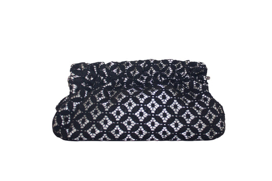 POCHETTE PIZZO BLACK - RossoLaccaStore