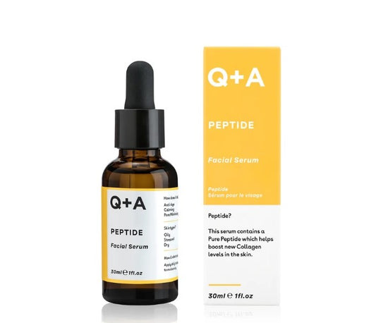 Q+A Peptide Facial Serum - Siero Viso con Peptidi Idratante Antietà | RossoLacca