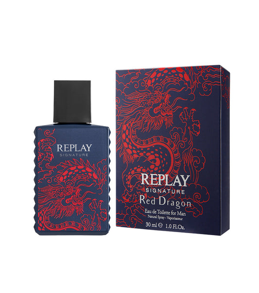 Replay Signature Red Dragon For Man - Eau De Toilette 30 ml - RossoLaccaStore