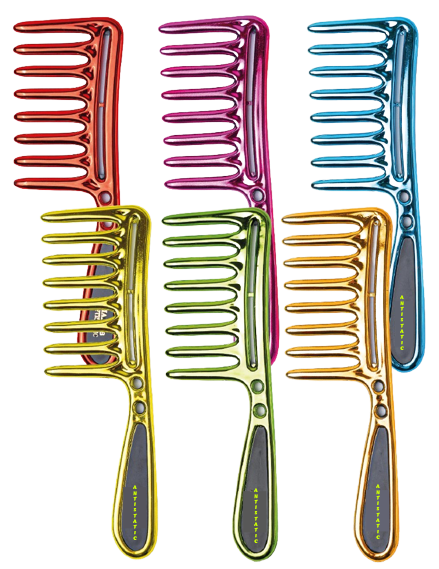 Reval Pettine Antistatico Gigante Colori Metallizzati Professionale | RossoLacca