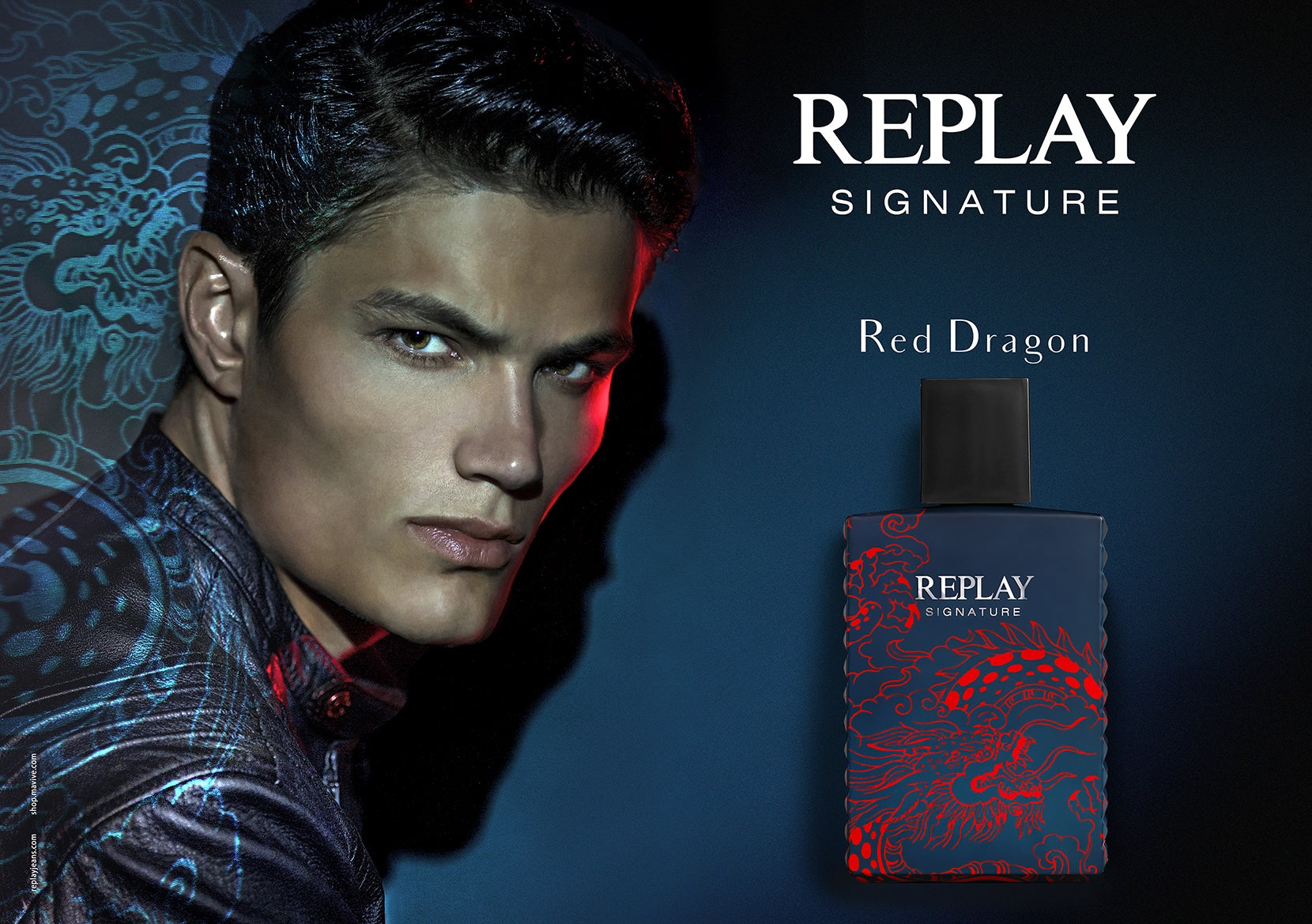 Replay Signature Red Dragon For Man - Eau De Toilette 50 ml - RossoLaccaStore