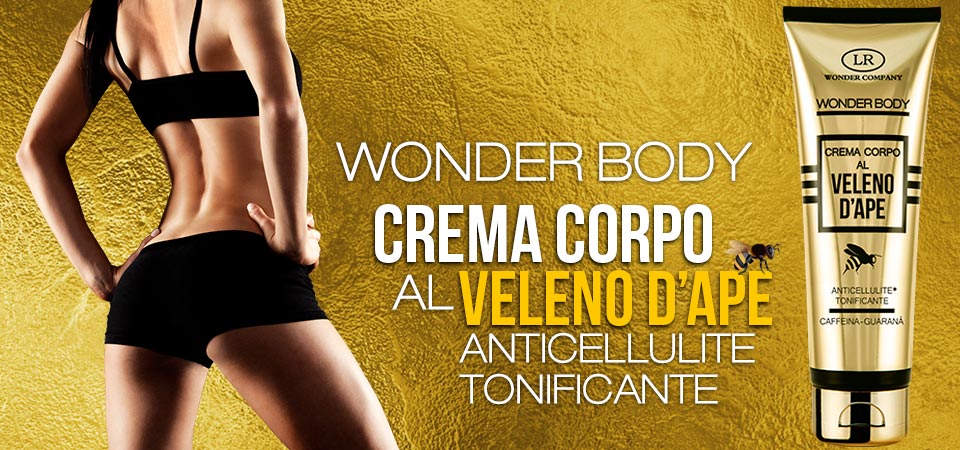 LR Wonder Company Wonder Body Crema Corpo Al Veleno D'Ape Tubo 125 ml - RossoLaccaStore