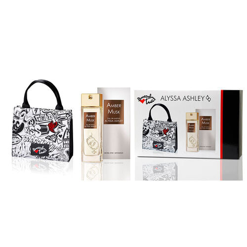 Alyssa Ashley Amber Eau de Parfum 100 ml Musk Gift Set | RossoLacca