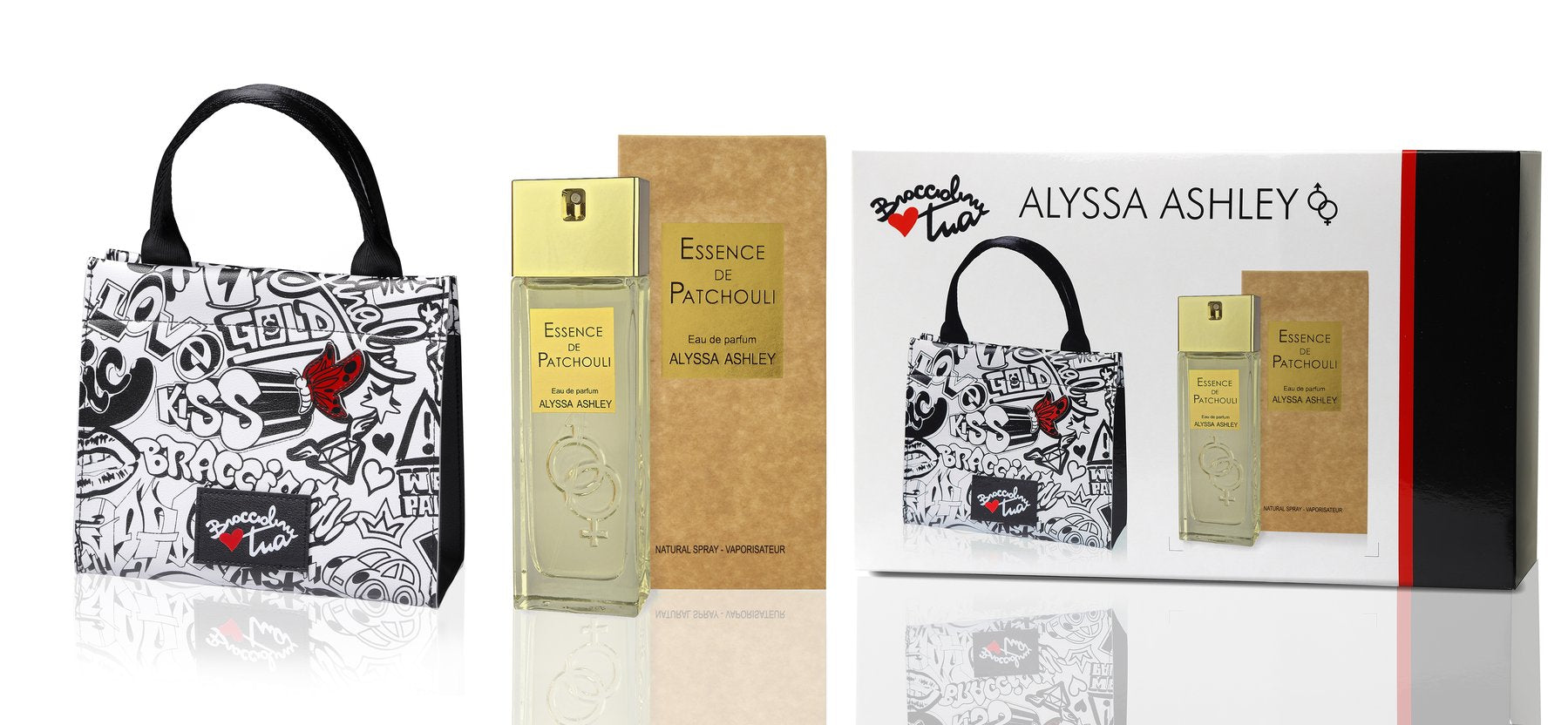 Patchouli Alyssa Ashley Essence De Patchouli Edp con Borsa Braccialini | RossoLacca