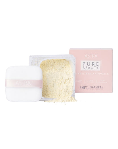 Astra Pure Beauty Mineral Banana Powder Cipria in polvere libera | RossoLacca