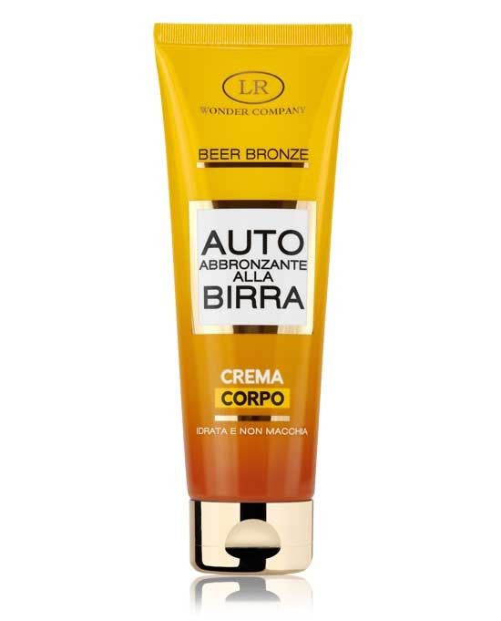 LR Wonder Company Autoabbronzante Alla Birra Crema Corpo - RossoLaccaStore