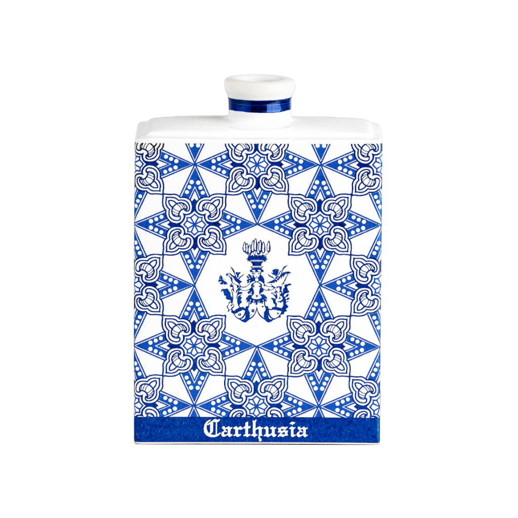 Carthusia Collezione Casa Ceramica Bottiglia Blu + Ricarica Fiori di Capri - RossoLaccaStore