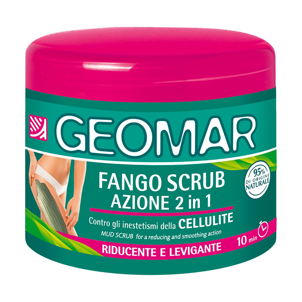 Geomar Fango Scrub Azione 2 in 1 anticellulite ed esfoliante