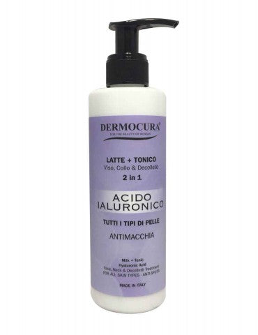 Dermocura Latte + Tonico Acido Ialuronico 200 ml - RossoLaccaStore