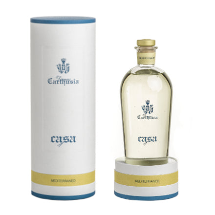 Profumo per Ambiente Agrumato Carthusia Mediterraneo con bastoncini 500 ml | RossoLacca Store