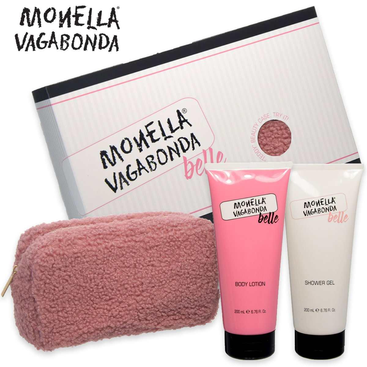 Monella Vagabonda Belle Gift Set con Teddy Beauty Case | RossoLacca