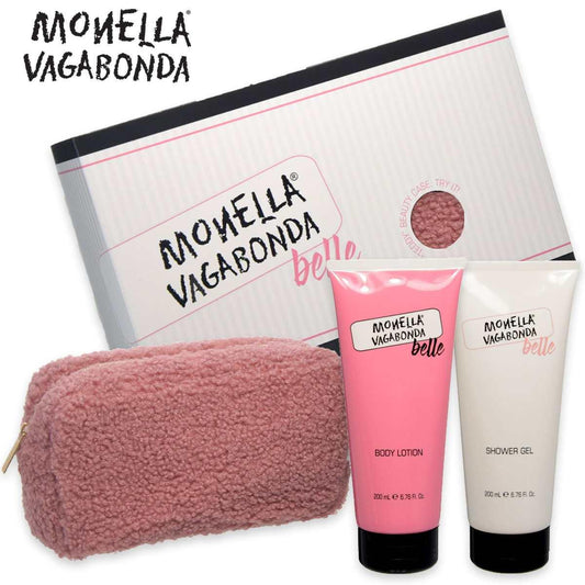 Monella Vagabonda Belle Gift Set con Teddy Beauty Case | RossoLacca
