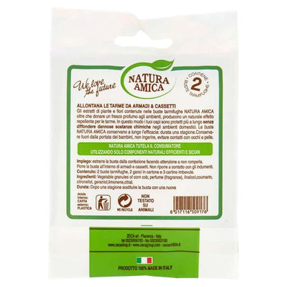 Natura Amica Tarmifugo Armadi e Cassetti ALT! Alle Tarme 2pz - RossoLaccaStore