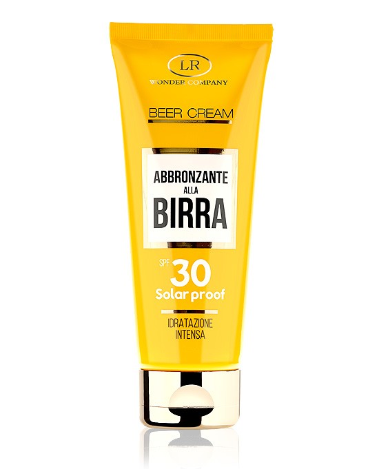 LR Wonder Company Beer Cream Crema Abbronzante Viso e Corpo SPF 30 - RossoLaccaStore