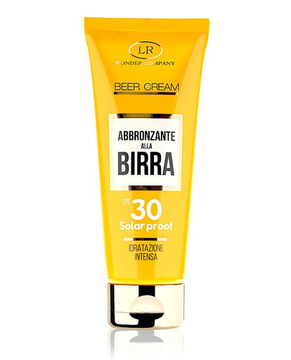 LR Wonder Company Beer Cream Crema Abbronzante Viso e Corpo SPF 30 - RossoLaccaStore
