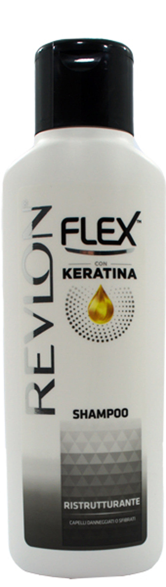 Revlon Flex Keratina Shampoo Ristrutturante - 400 ml - RossoLaccaStore