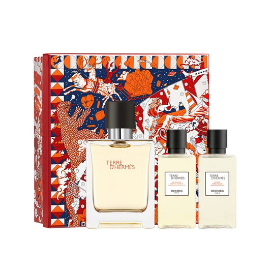 Hermes Terre d'Hermes Gift Set 3 Prodotti con Edt 50 ml | RossoLacca