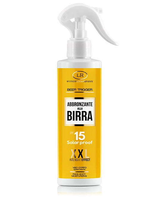 LR Wonder Company Beer Trigger Sray Abbronzante Viso e Corpo SPF 15 - RossoLaccaStore