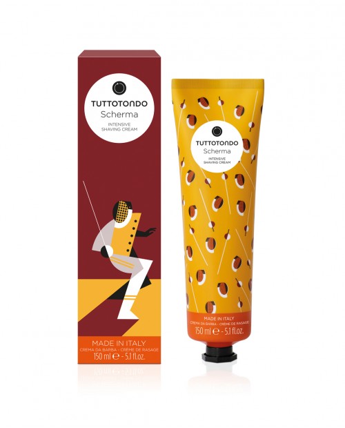 Tuttotondo Scherma Shaving Cream in Tubo | RossoLacca